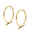 Lantine Pack of 2 16g 18g 20g Nose Piercing Ring