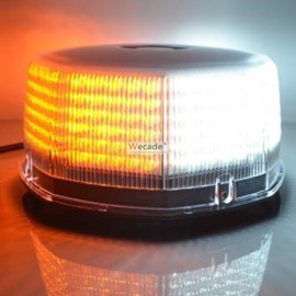 Wecade® NEW Bright 240 LED Truck Vehicle Car Roof Top Flash Strobe Emergency Warning Hazard Warning Light (Amber/White)