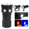 LED Diving Flashlight Portable Professional Underwater Lighting Waterproof Submarine Lamp