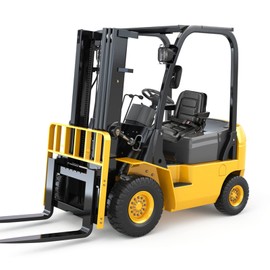 Universal Forklift Seat with Adjustable Angle Back, Tractor Seat Replacement Universal, Heavy Duty Forklift Seat with Armrests,Seat Belt and Slide, Fits Excavator,Skid Loader,Backhoe Dozer Telehandler