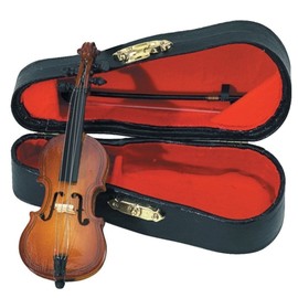 Gewa 980610 Miniature Cello Instrument with Bow in Case Approx. 11 cm