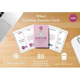 MBM 80 Leadership Coaching Cards. Known as Flash Cards, Emotion Cards & Conversation Starters. Coach Gifts for Managers/Coaches. Use to Know How to Talk to Anyone in The Business & Develop Confidence
