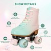 jessie Roller Skates Women and Girl, PU Leather Light up
