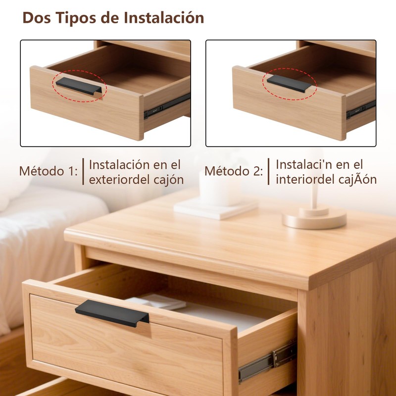 Tiradores para Cajones 150mm Jaladeras 10 Piezas, Agarraderas para Gabinetes