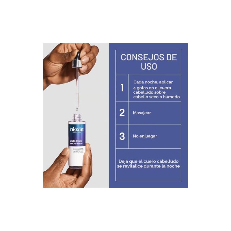 Nioxin Night Density Rescue Sérum Nocturno para Densidad y Grosor