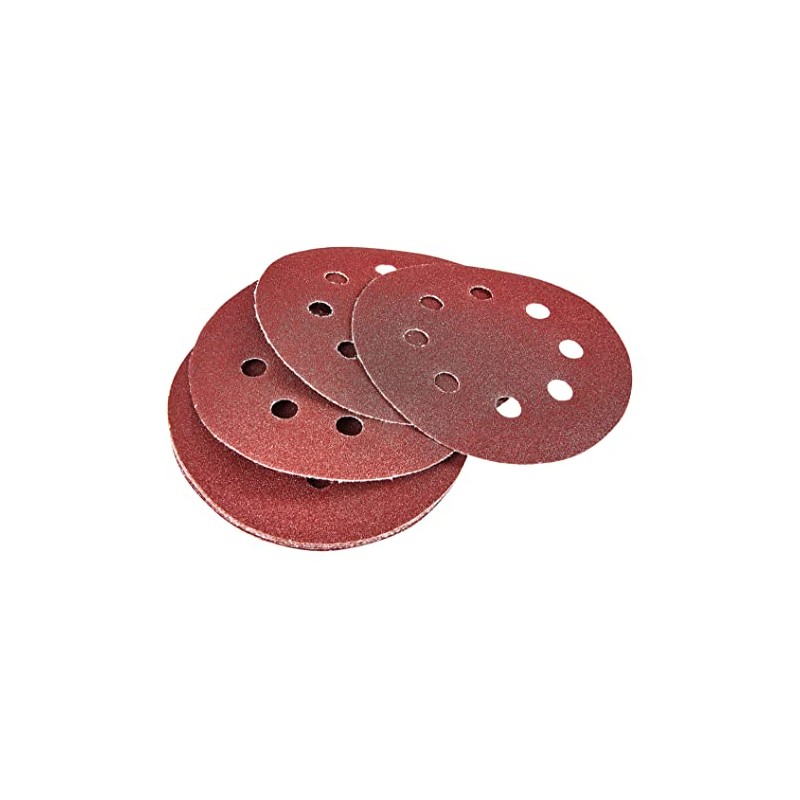 Amtech V4070 P120 Hook and Loop Orbital Sanding Sheets, 10