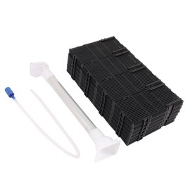 XMHF Aquarium Fish Tank Bottom Under Gravel Filter Board Plate Plastic 24-Pcs