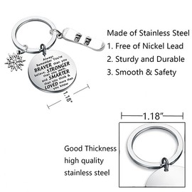 BNQL Skiing Keychain Skiing Gifts for Skier Ski Lovers Gifts Skiers Gifts Snowflake Snowboard Keychain Skiing Snowboarding Gifts (Skiing Keychain)