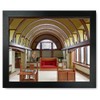 Framed Print 12x15: Frank Lloyd Wright's Dana Thomas House Interior,