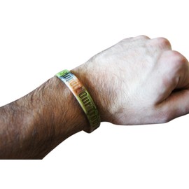 Novel Merk Support Our Troops Desert, Camouflage & Yellow Silicone Rubber Band Wristband Bracelet Accessory (2 Camouflage)