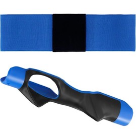 Crovakeu 2-pcs Golf Grip Trainer & Swing Correcting Arm Band - Training Aid Connection Band Attachment for Perfect Hand Position & Grasp