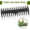 SILFISC 24'' Pond Rake, Weed Removal Tool, Steel Blades 24