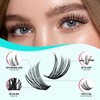 Lash Clusters Wispy 280PCS Eyelash Clusters 30D Lashes Clusters 9-16mm