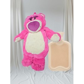 Angel,Stitch, Lotso, Sully, Groot, Cow Hide, Gizmo, Angel, Unicorn, Hot Water Bottle, Plush in Plush Toy Shape, Hot Water Bottle, Approx. 40-50 cm (Lotso)