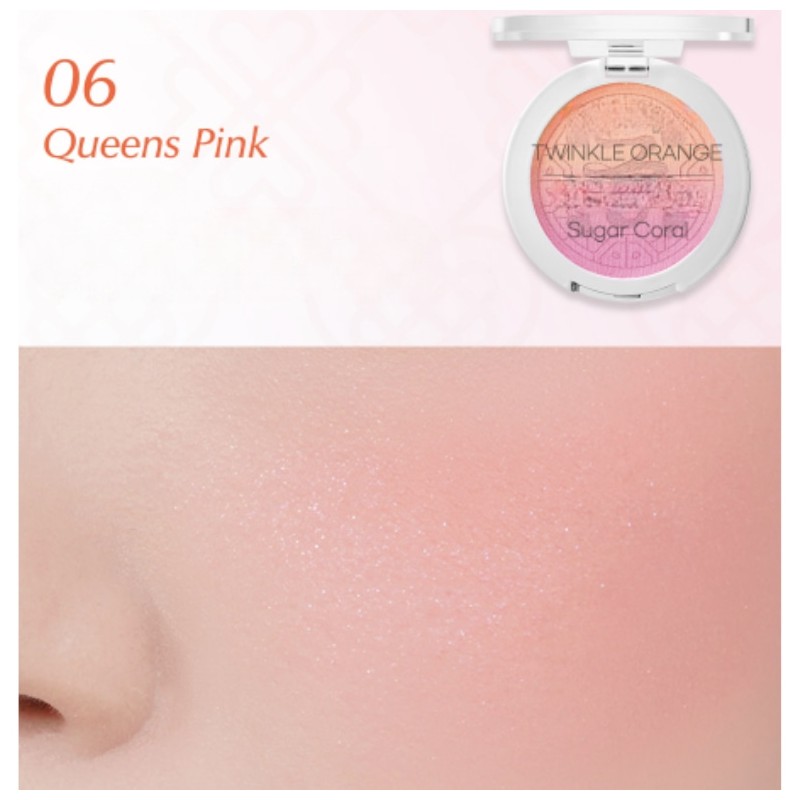 PERIPERA Pure Blushed Custom Cheek 4.2g [Princess Hours Edition], Shade:006 Queens