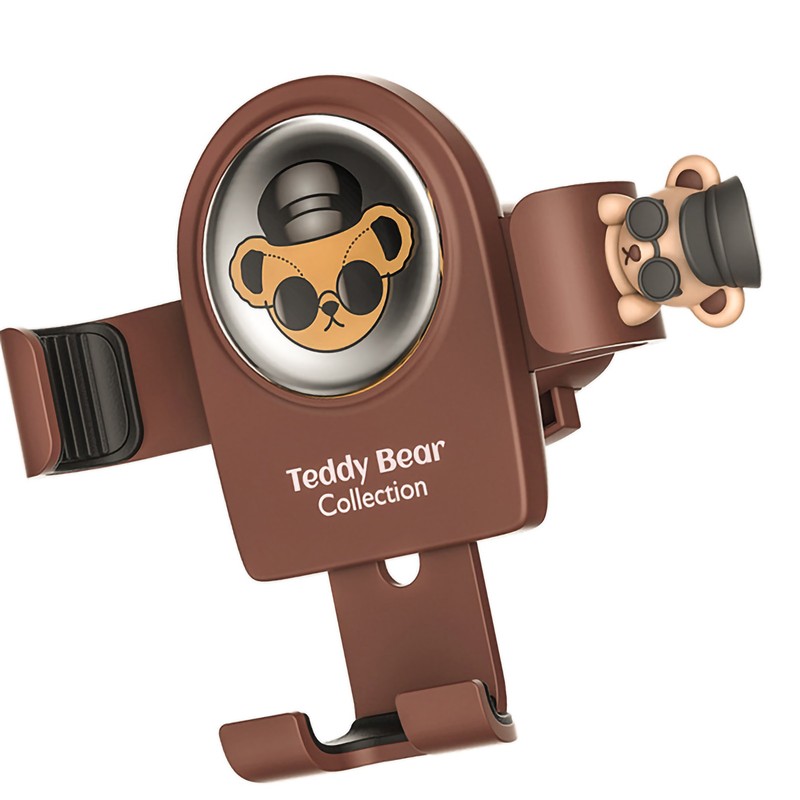 Car Phone Mount Cute Catoon Pattern Stable Vent Design Heat