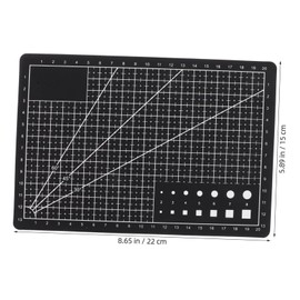 OHPHCALL Multi-Purpose Cutting Board for Crafts Scrapbooking and Model Making A5 PVC Cutting Mat Rotating Feature