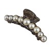 Claw Clips With Pearls | Long Jaw Clips Barrettes,Pearl Claw