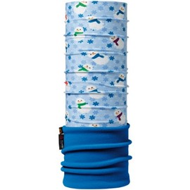 BUFF FLEECE - Multifunctional Scarf whith Fleece for Babies SQUARES/ZINNIA