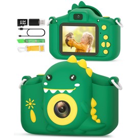 Kids Camera for 3-12 Years Old Toddlers Childrens Birthday Graduation Gifts Selfie Digital Toy Camera with 32GB SD Card for 4 5 6 7 8 9 10 11 Boys Girls