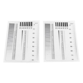 Namvo Point and Line Measuring Device, Spot Card, Crack Width Ruler, Split Ruler, Comparison Card, Trachoma Comparison Sheet, Crack Comparison Ruler, Important Tools for Fault Measurement