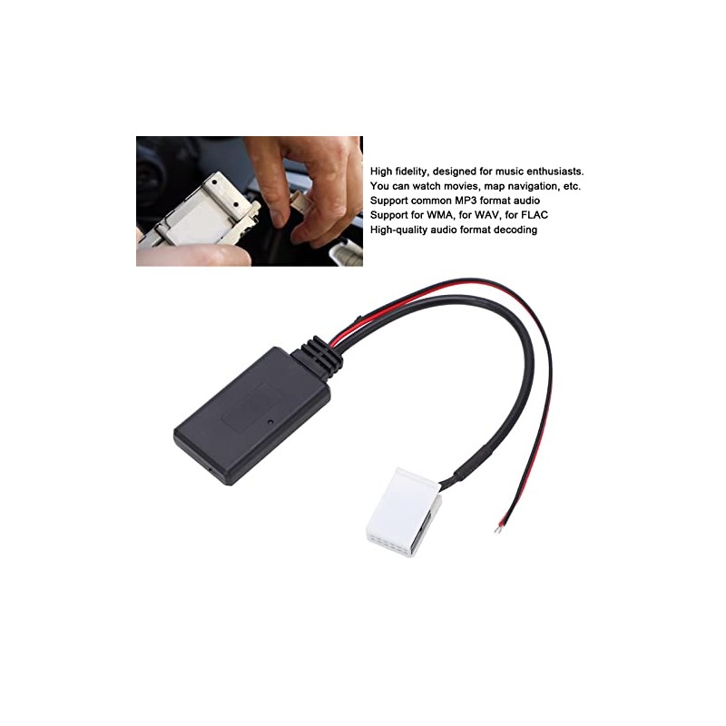 Bluetooth Aux Audio Adapter Car Radio RD4 Stereo Aux-In Audio