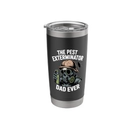 Funny Exterminator Dad Pest Control Father's Day Pest Dad Stainless Steel Insulated Tumbler