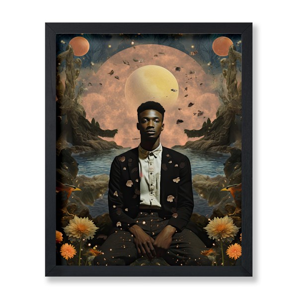 Poster Master African American Man Poster - Surreal Print -