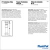 Plumb Pak PP55-2W Extension Tube, 1-1/2 in Dia X 6