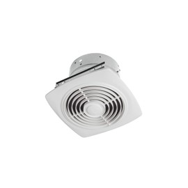 Broan-NuTone 505 Exhaust Fan, White Vertical Discharge Ceiling Ventilation Fan, 8.5 Sones, 200 CFM, 8"
