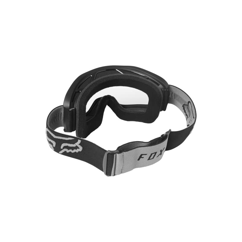 Fox Racing Main Motocross Goggle, Stray Black - Clear Lens