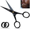 Professional Curved Beard Scissors Made of German Steel Moustache Scissors