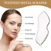 Gua Sha Stein Edelstahl, Guasha Massagewerkzeug, Gua Sha Stein Gesichtswerkzeug