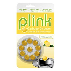 Plink Garbage Disposal Cleaner & Deodorizer, Fresh Lemon 0.08 oz(Pack of 2)