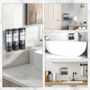 Shampoo and Conditioner Dispenser,Shower Soap Dispenser 3 Chamber No Drill