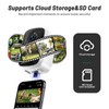 Wireless Solar Security Camera, Waterproof, 4MP Solar Powered, AI Motion