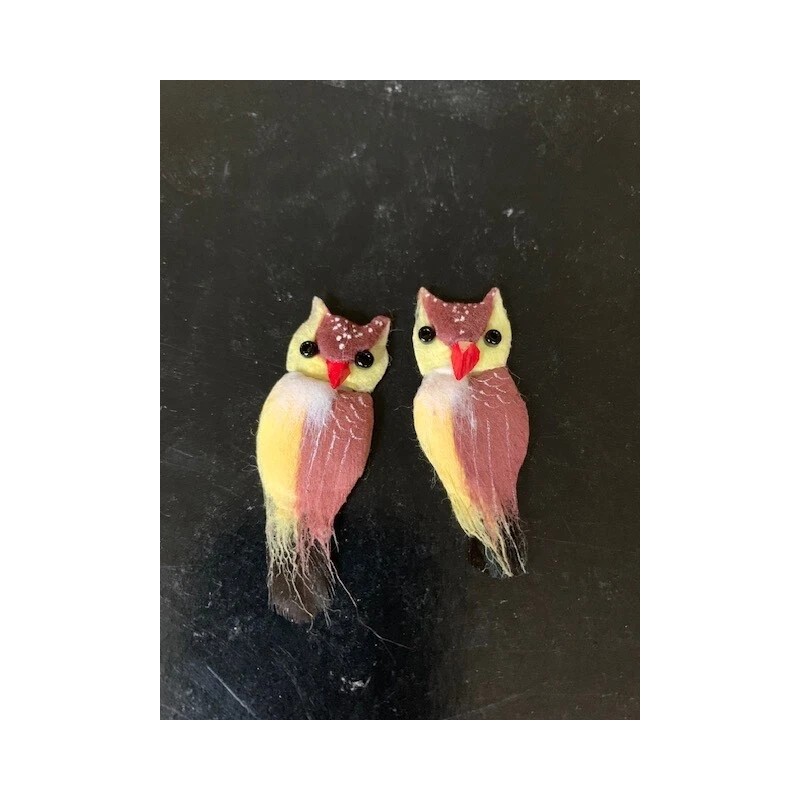3D OWL NONSTICK OWLS SOFT FEATHER FINISH - CARD-MAKING PIECES