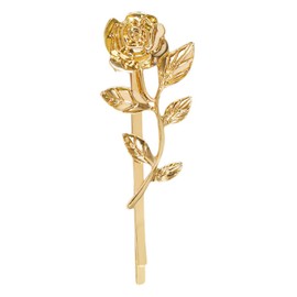 Baluue Flower Shaped Hair Pin Barrette for Women Elegant Floral Hair Clip Accessory for Weddings Parties and Special Occasions Creative Design