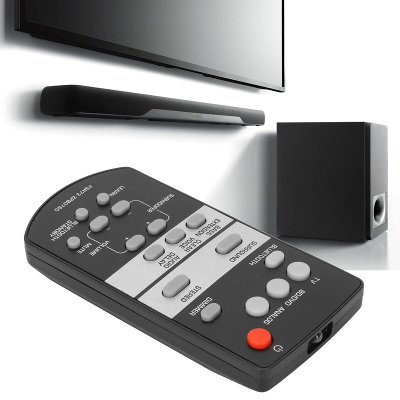 Soundbar Remote Control for Yamaha, Replacement ATS1050 SRT700 Bar Controls