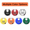 DELSWIN 4-Digit Disc Combination Lock Outdoor - Heavy Duty Combination