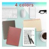 4 Pieces Con Pasta Dura, Cuadernos De Notas Profesional