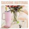 Unbranded 6pcs Silicone Animal Shape Straw Caps for 30/40oz Cups,
