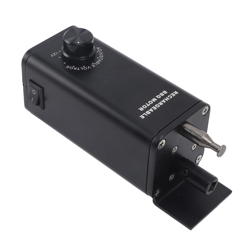 Rotisserie Motor Aluminum Alloy 10W 3 to 12V Adjustable Rechargeable
