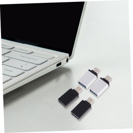 Gatuida 4pcs Type-c to USB Charging and Data Transfer Adapters Compact Design for and Storage Compatible Devices