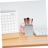 TEHAUX Pencil Holder Stainless Steel Desktop Organizer for Stationery Makeup