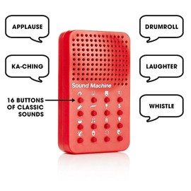 SPYMINNPOO Funny Sound Machine, Pocket Size Electronic Funny Noise Sound Effects Maker with 16 Sound Effects for Pranks Giggles and Laughter