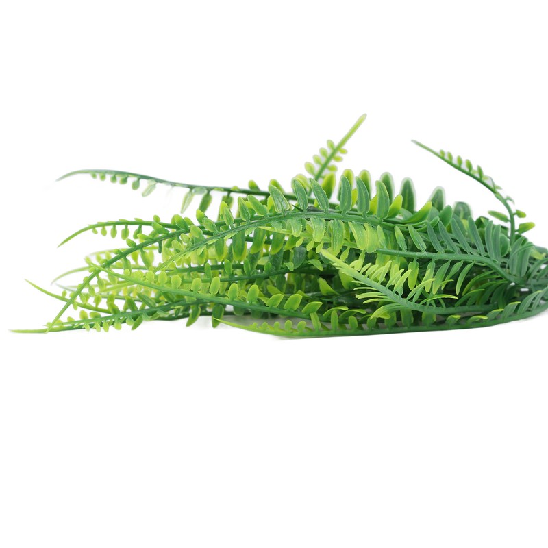 12pcs Artificial Plants Greenery Simulation Plants Fern Wort Fake Grass