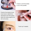 3 Pairs of Seals Eyebrow Stamp with Brow Brush Perfect