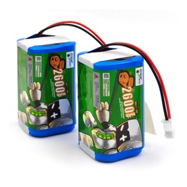 Coonyard (2-Pack) 14.8V 2600mAh Rechargeable Battery for Deebot N79S DN622 Eufi RoboVac 11 11S 11S Plus 11S MAX 15C 25C 30C 35C G10 R500 R450 Hybrid G30 etc.