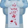 Bluey Christmas Airblown Inflatable in Bluey w/Wishlist, 5.5 ft Tall